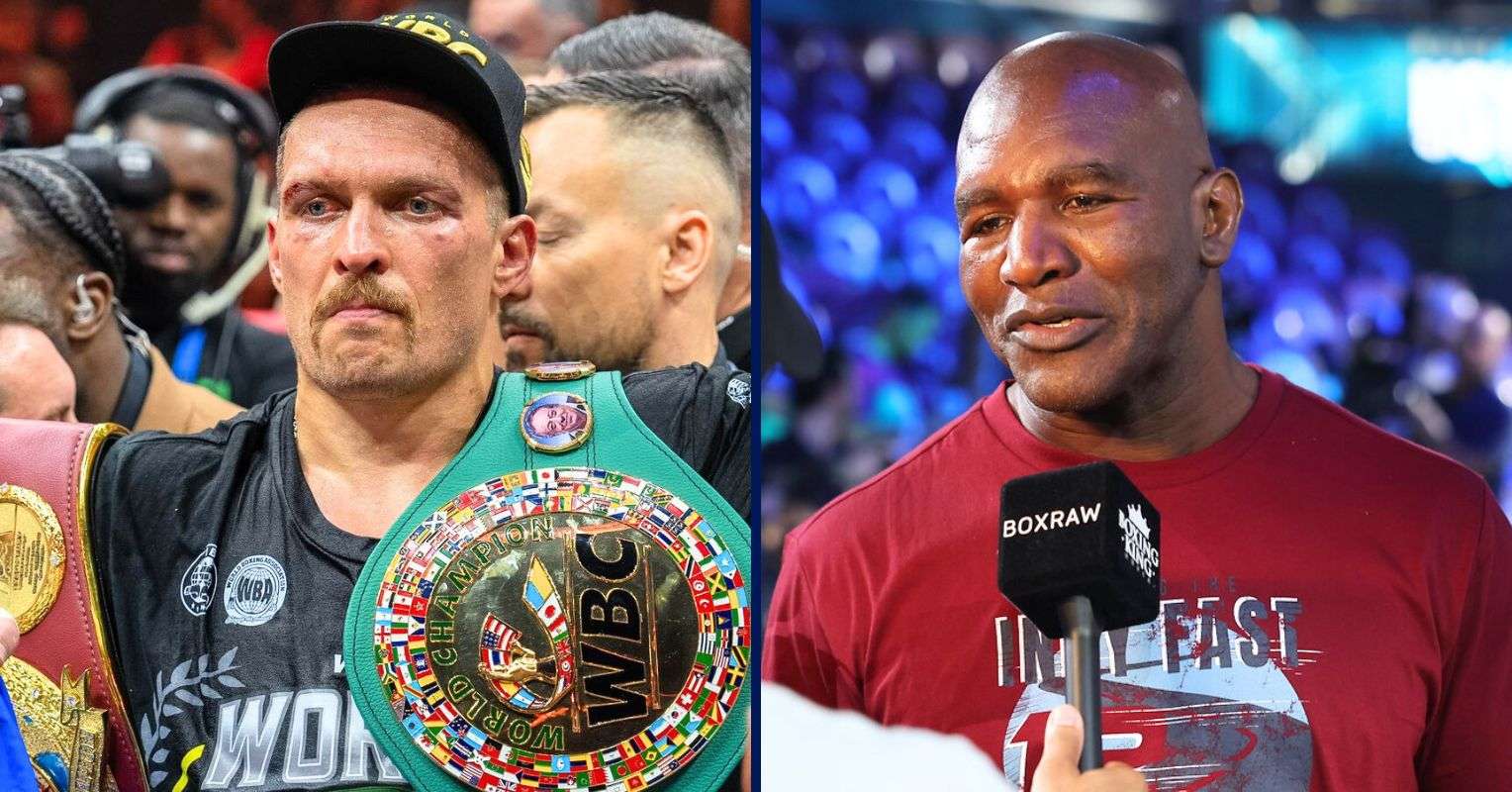 Evander Holyfield Didn’t Hesitate When Asked Where Usyk Ranks In The All Time Great Heavyweights
