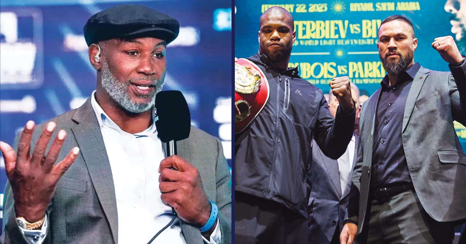 Lennox Lewis, Daniel Dubois and Joseph Parker
