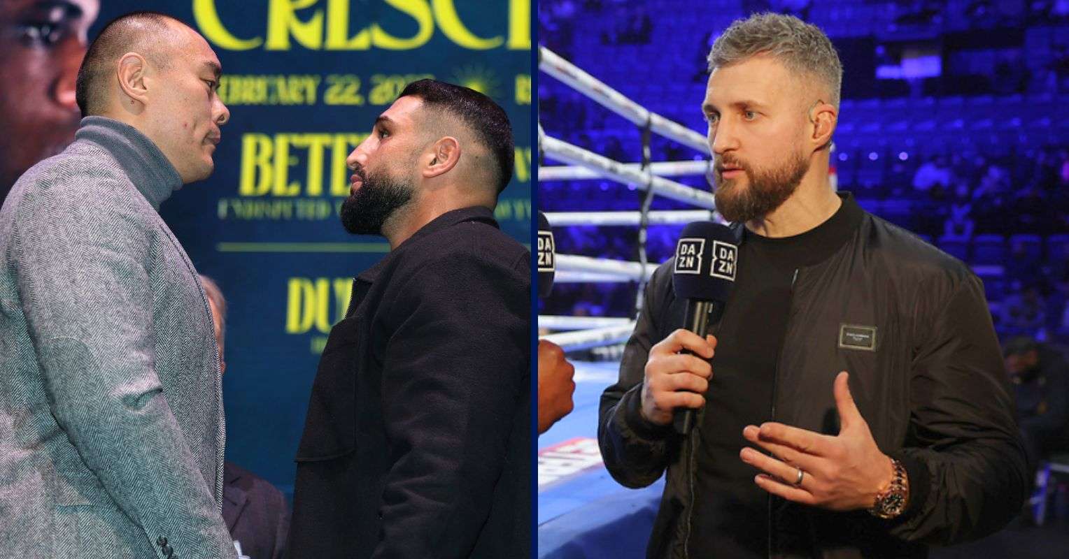 Zhilei Zhang, Agit Kabayel and Carl Froch