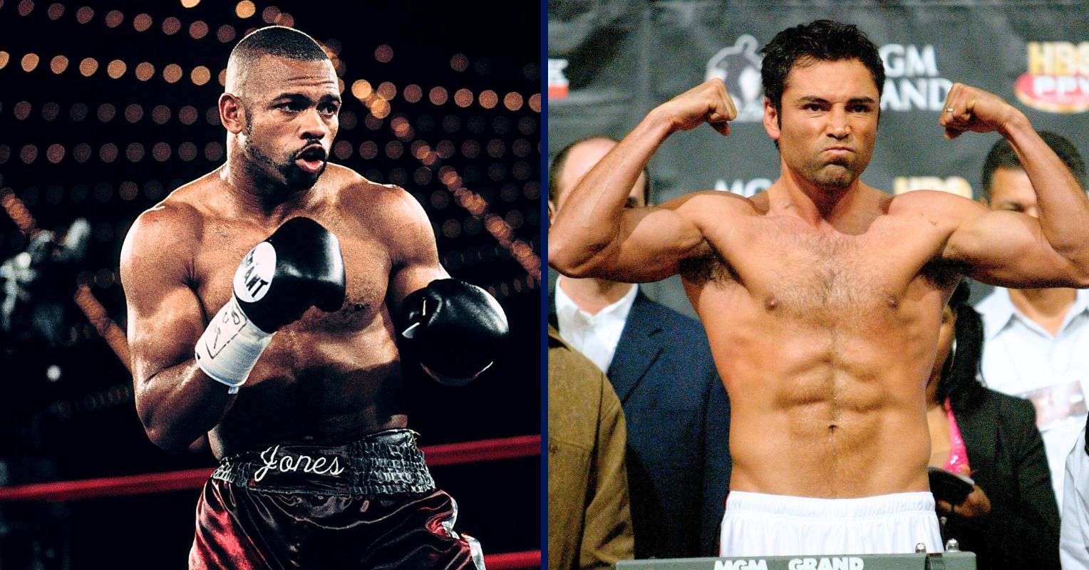Roy Jones Jr and Oscar De La Hoya