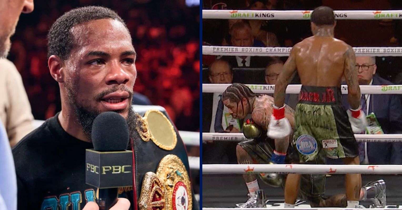 Mics Pick Up Exactly What Lamont Roach Told The Referee When Gervonta Davis Took A Knee