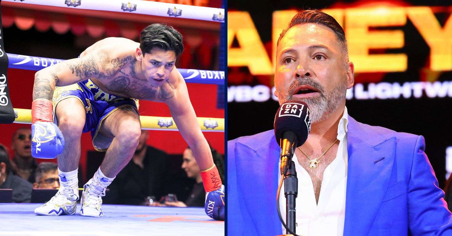 Oscar De La Hoya Reacts To Ryan Garcia’s Knockdown And Shock Loss To Rolly Romero