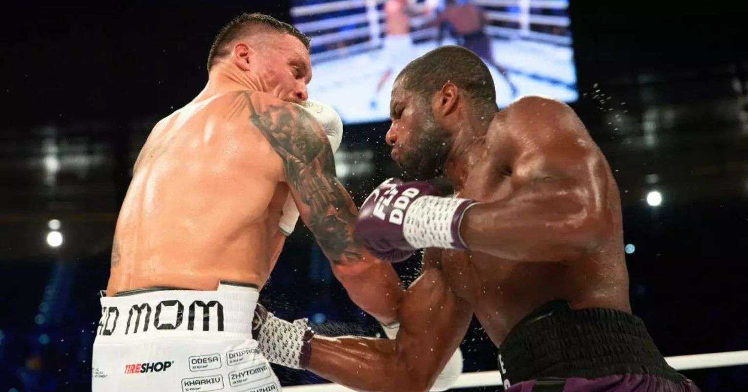 Oleksandr Usyk and Daniel Dubois
