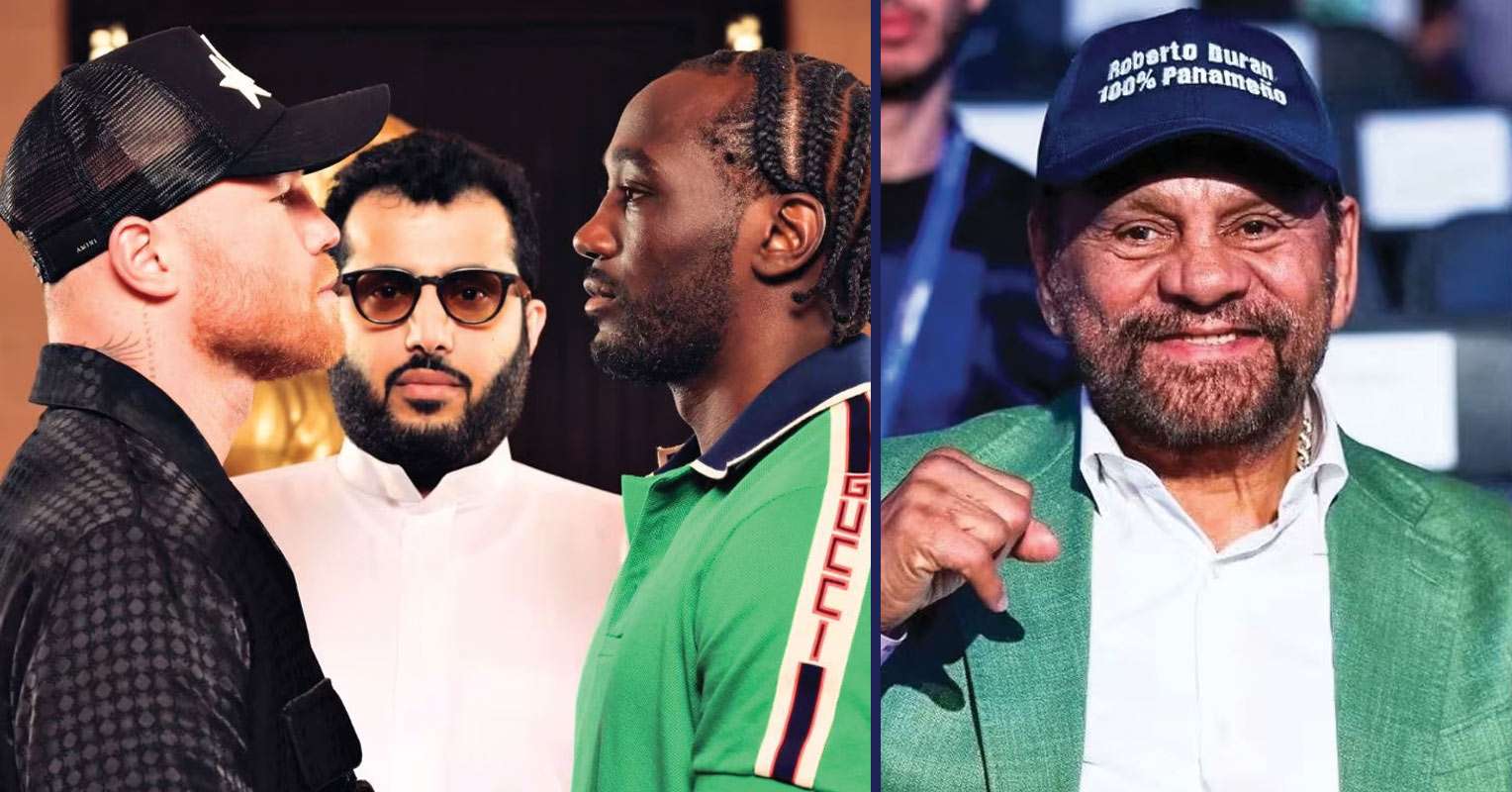 Roberto Duran Didn’t Hesitate When Asked If Terence Crawford Has Any Chance Of Beating Canelo