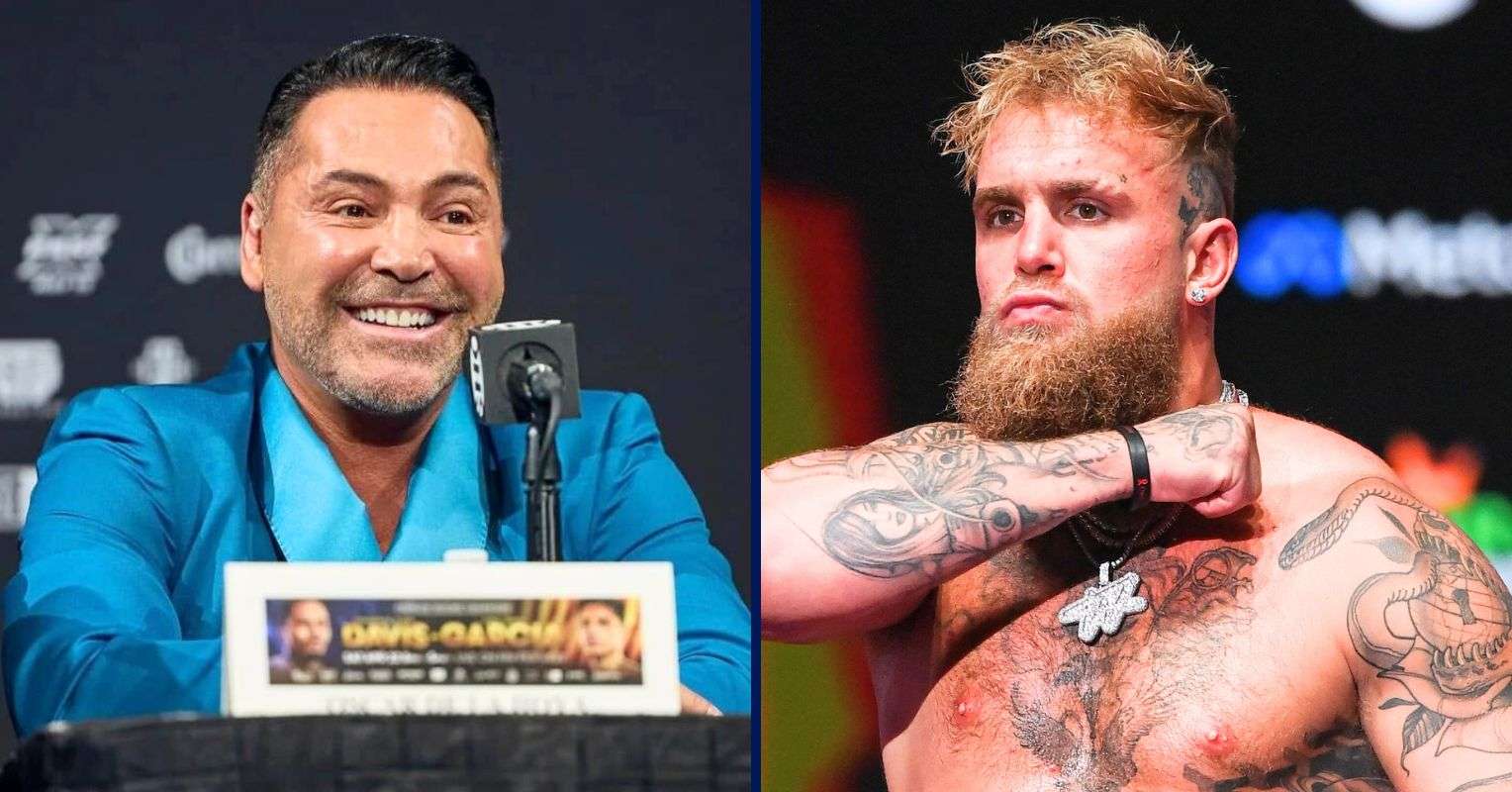 Oscar De La Hoya Sums Up Jake Paul’s Chances Of Winning A World Title In Just 3 Words