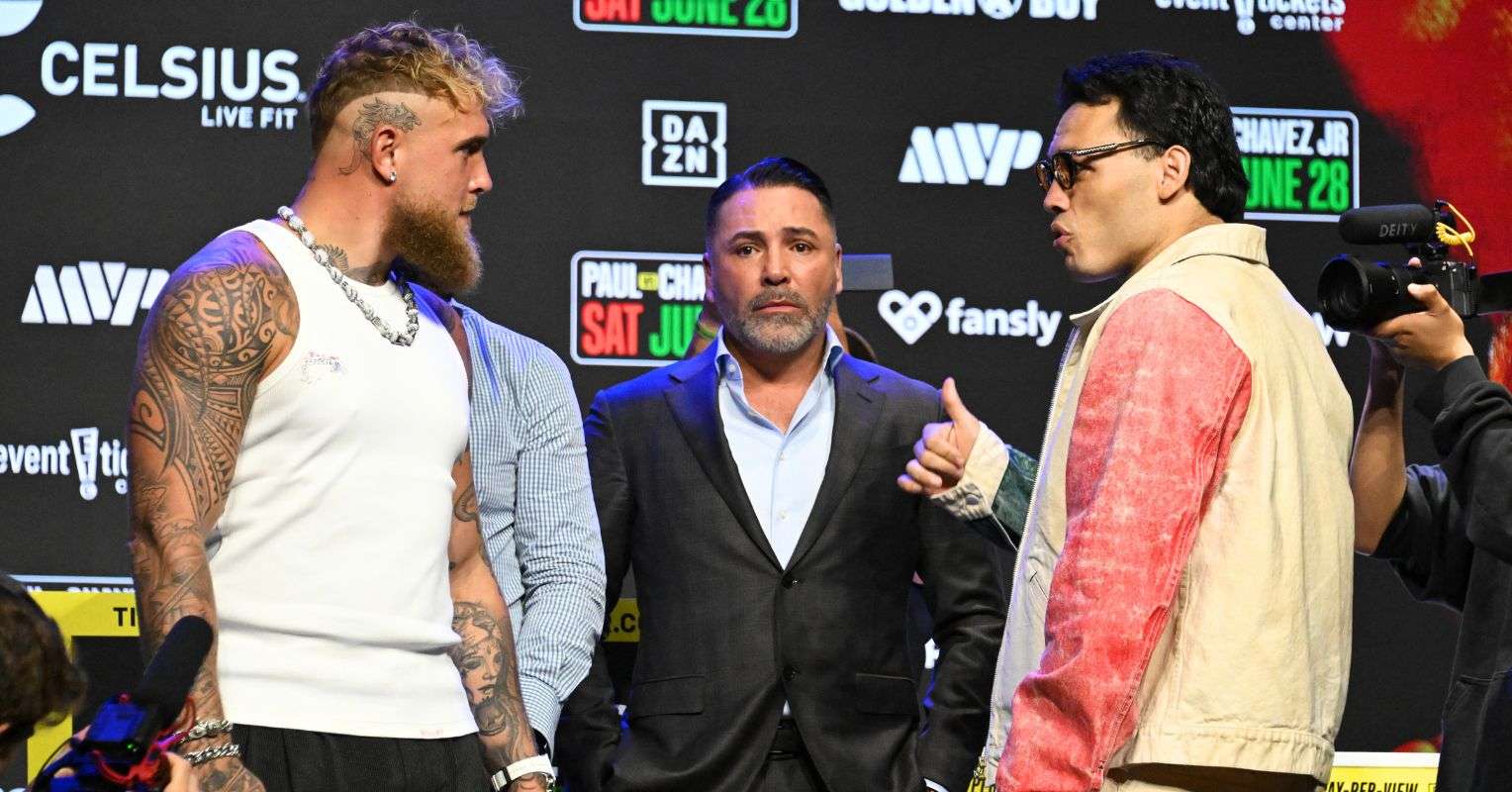 Oscar De La Hoya Changes Jake Paul vs Julio Cesar Chavez Jr Prediction Last Minute: “He Edges It”
