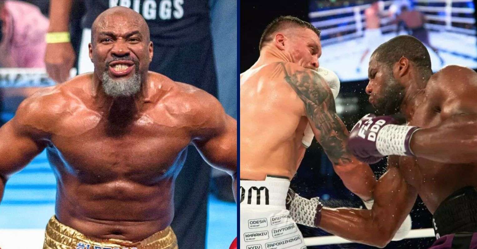 Shannon Briggs, Oleksandr Usyk and Daniel Dubois