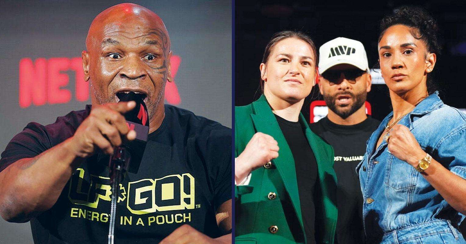 Mike Tyson Has No Doubt Who Wins Katie Taylor vs Amanda Serrano Trilogy Fight: “I Got Her”