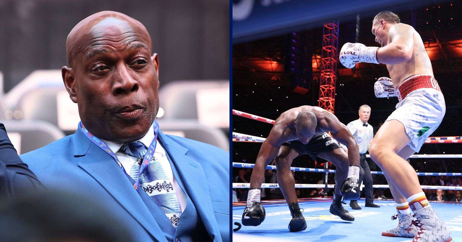 Frank Bruno Watched Dubois Get KO’d By Usyk From Ringside And Sums Up The Performance In 1 Word