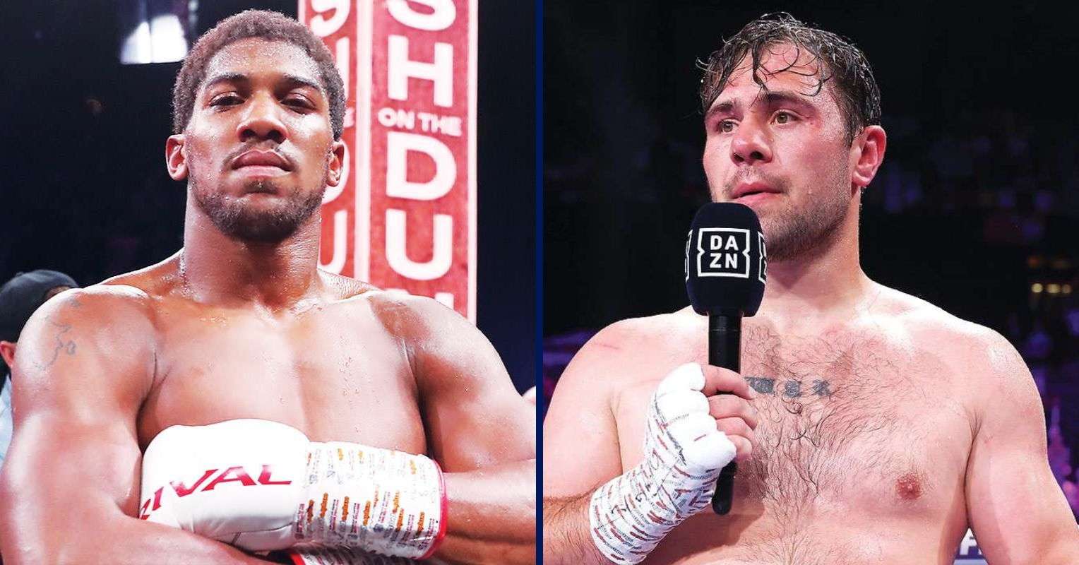 Anthony Joshua and Dave Allen