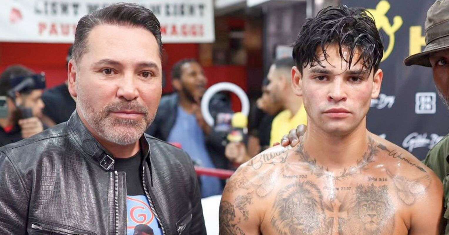 Oscar De La Hoya and Ryan Garcia