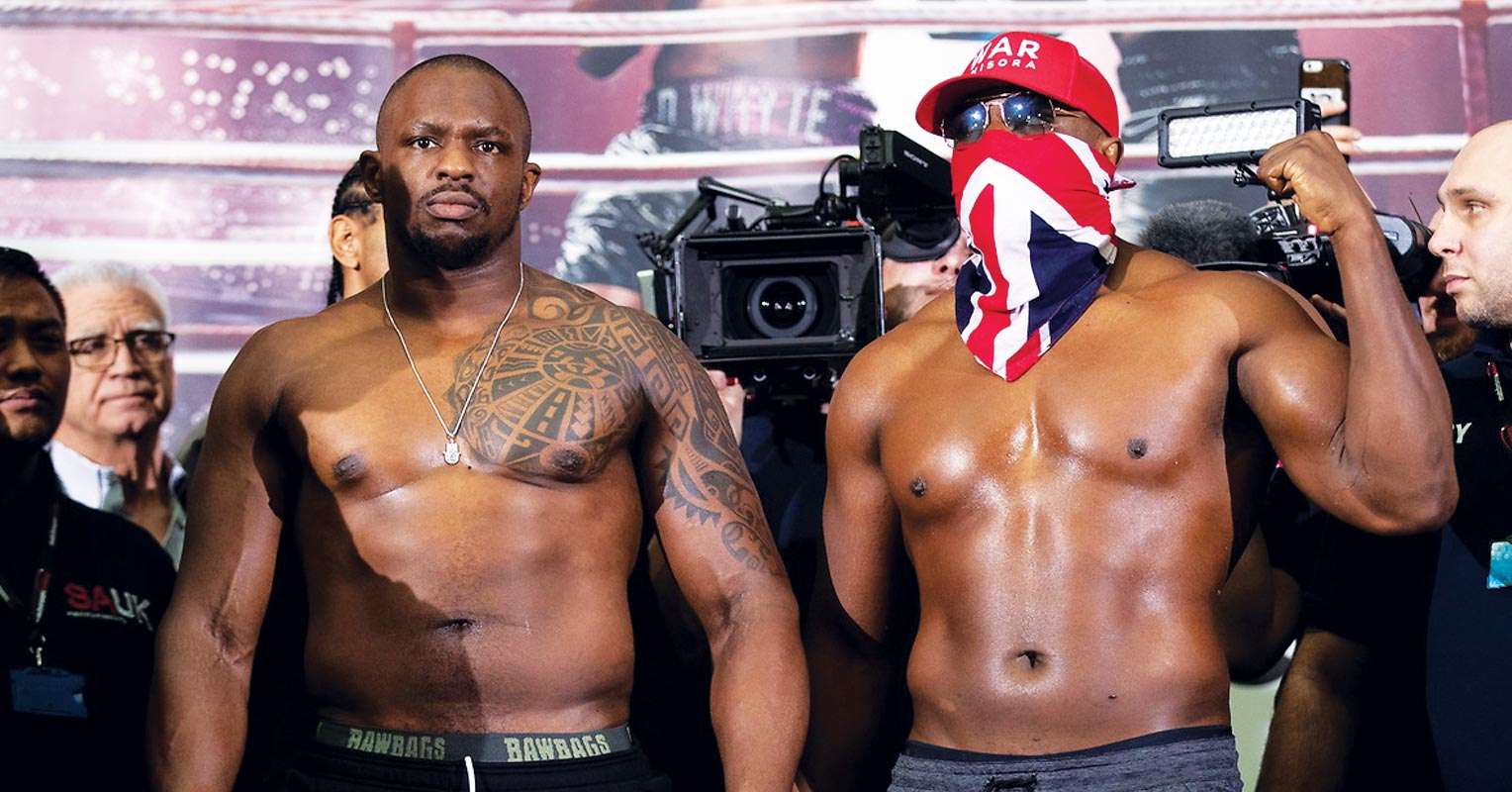 Dillian Whyte and Derek Chisora