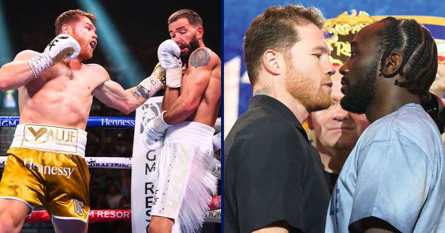 Canelo Alvarez, Terence Crawford and Caleb Plant