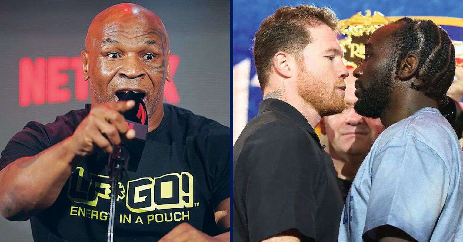 Mike Tyson, Canelo Alvarez and Terence Crawford