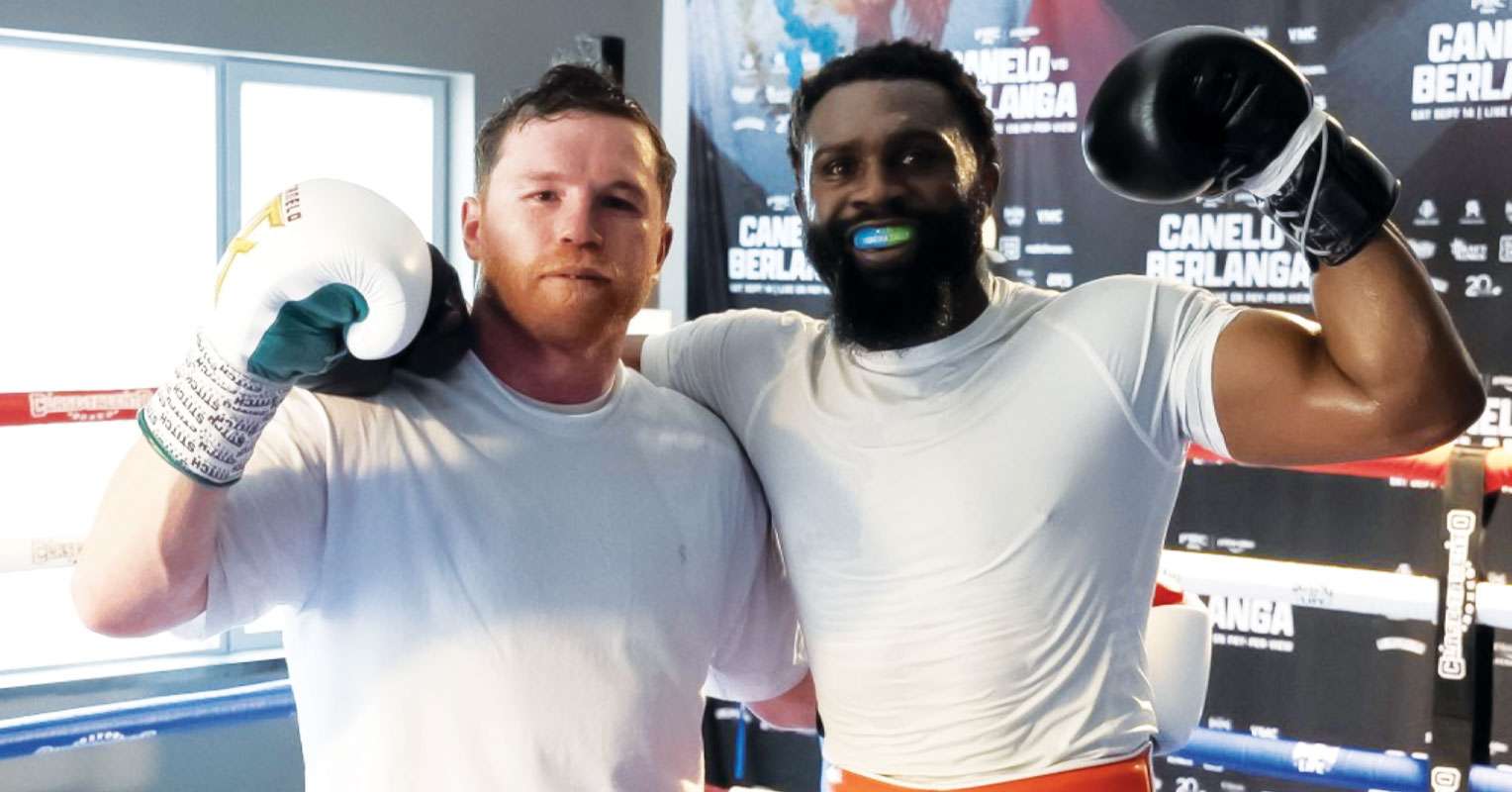 Canelo Alvarez and Jaron 'Boots' Ennis