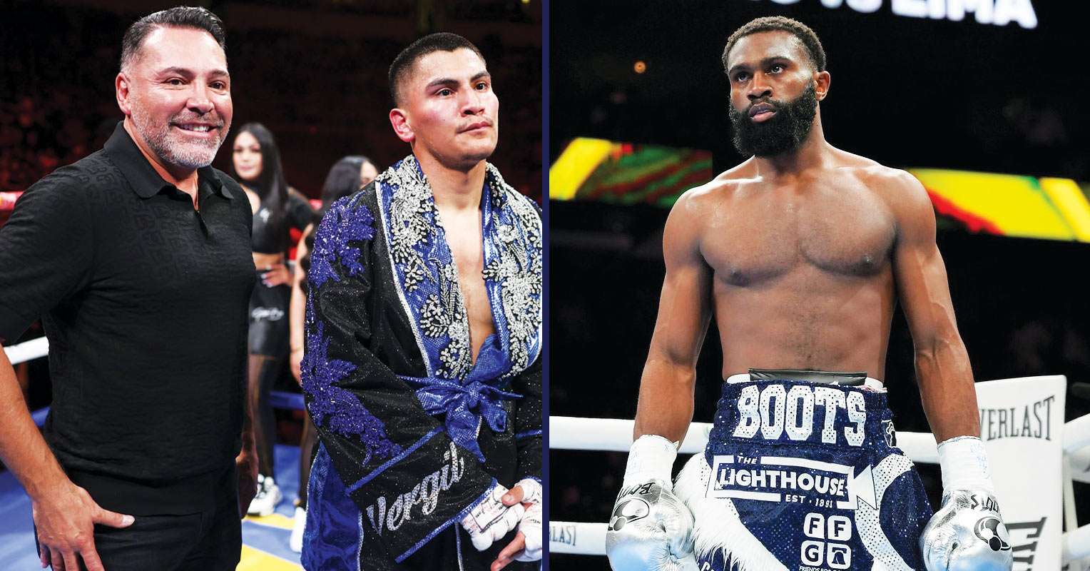 Oscar De La Hoya Reacts To Jaron Ennis Calling Out Vergil Ortiz After 1st Round KO Of Uisma Lima