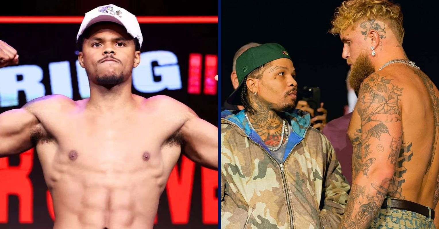 Shakur Stevenson, Gervonta Davis and Jake Paul