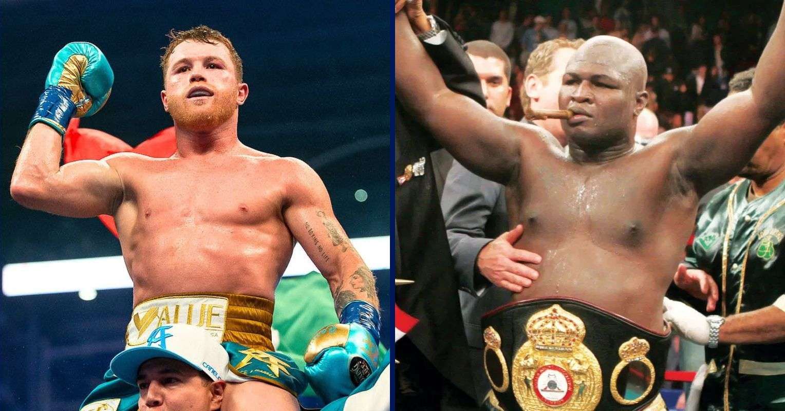 Canelo Alvarez and James Toney