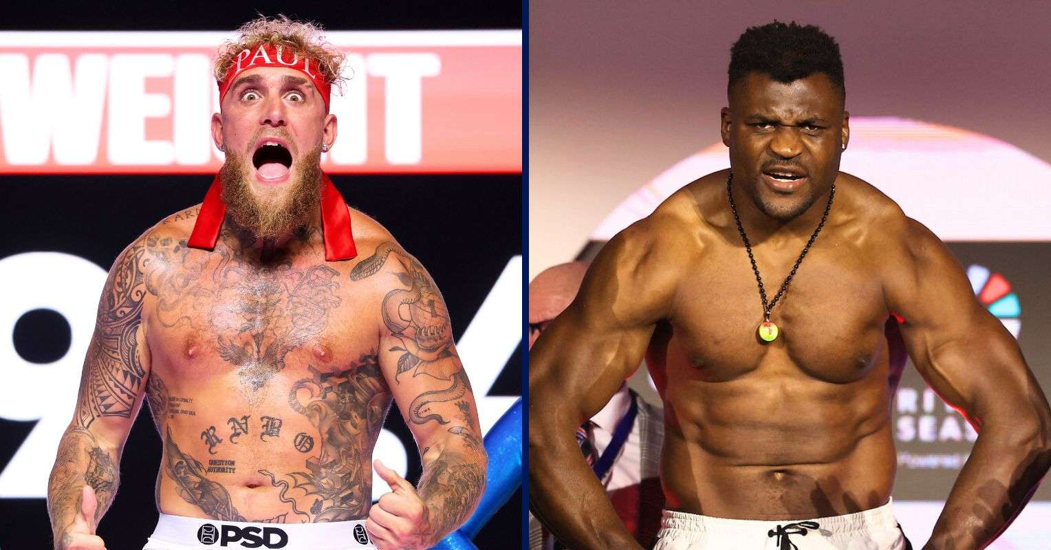 Jake Paul and Francis Ngannou