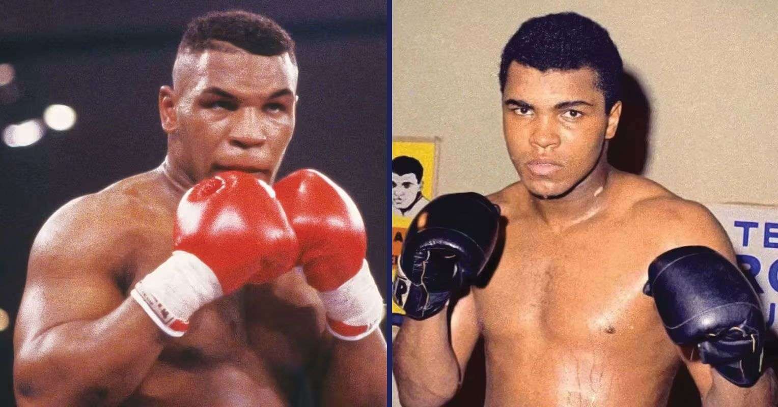 Mike Tyson and Muhammad Ali