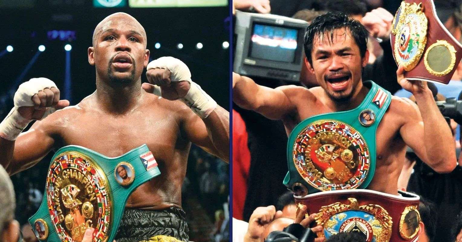 Manny Pacquiao and Floyd Mayweather