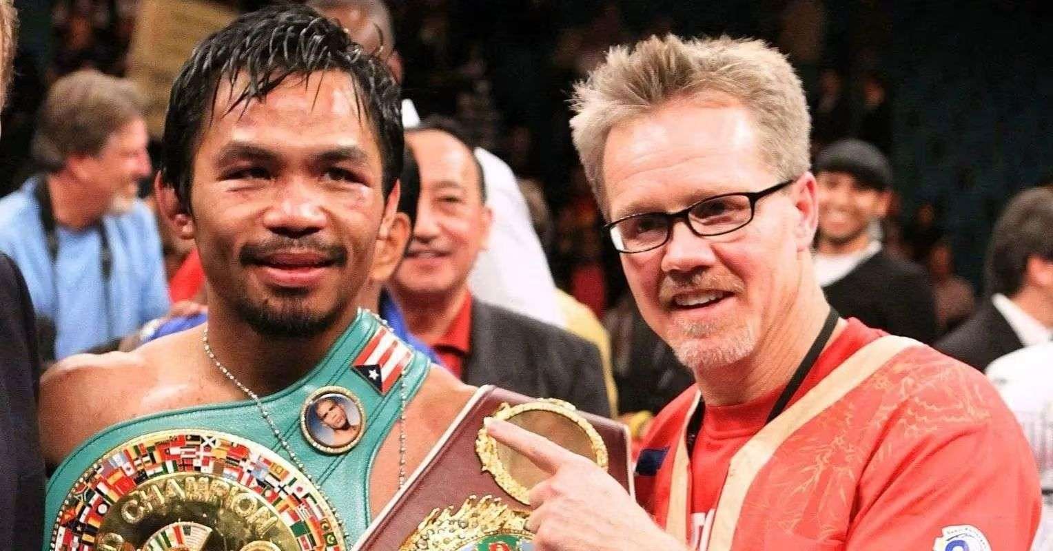 Manny Pacquiao and Freddie Roach