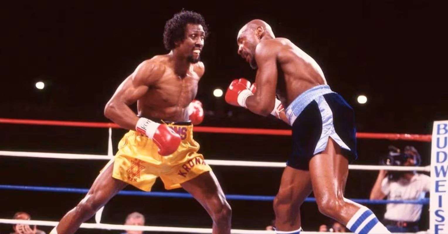 Thomas Hearns and Marvin Hagler