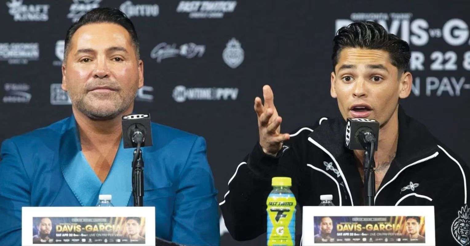 Oscar De La Hoya and Ryan Garcia