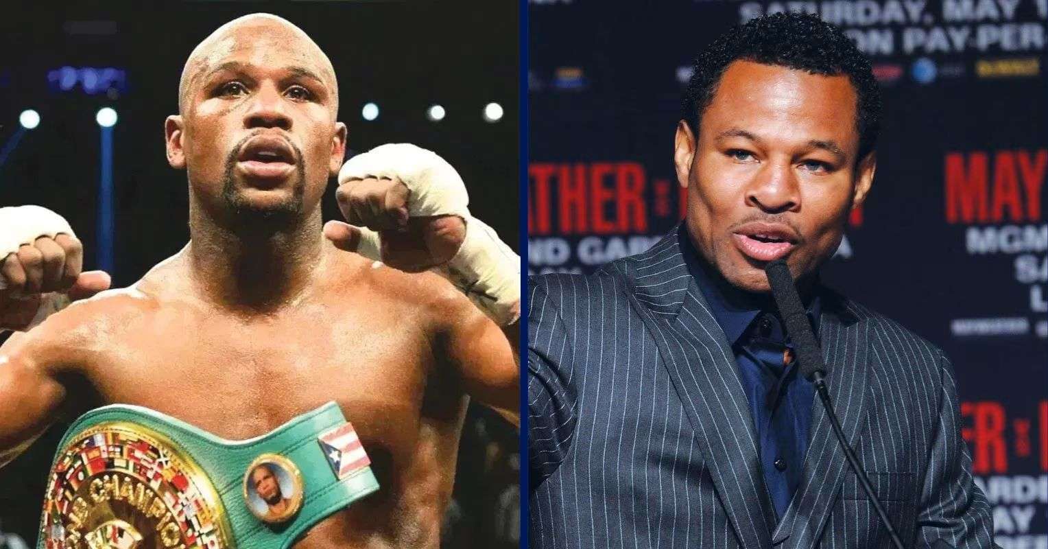 Floyd Mayweather and Shane Mosley