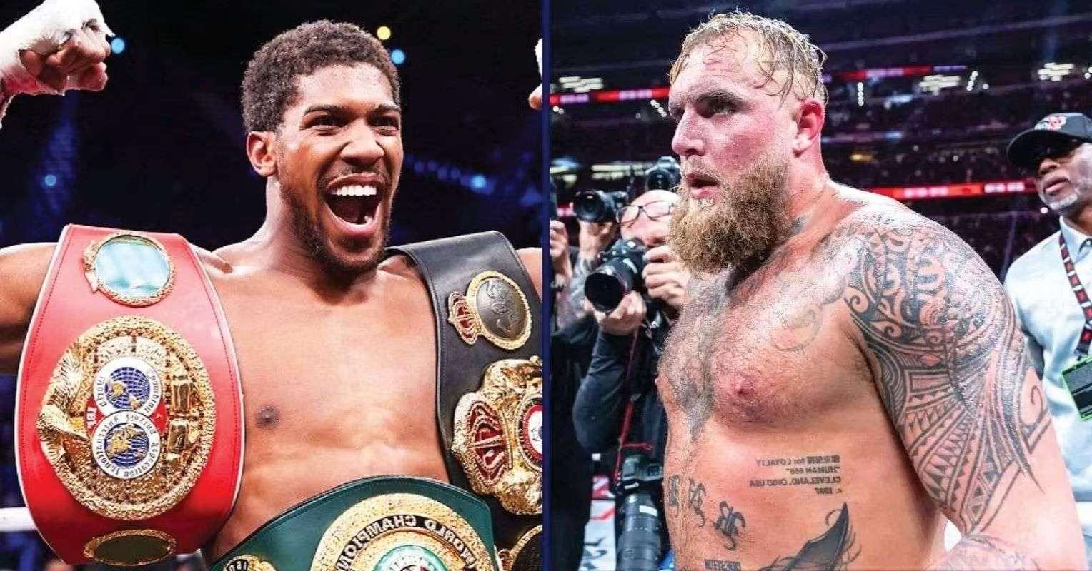 Anthony Joshua and Jake Paul