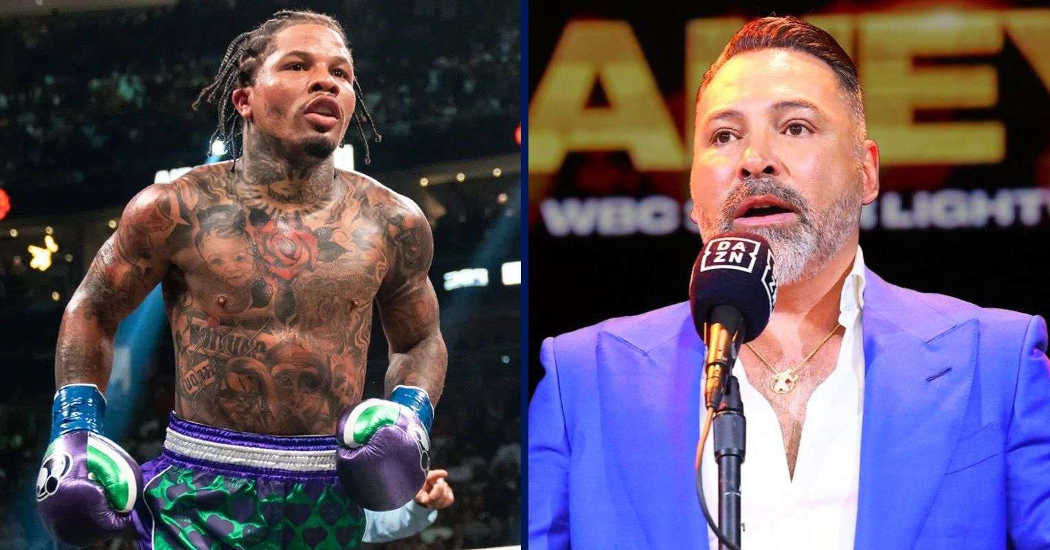 Gervonta Davis and Oscar De La Hoya