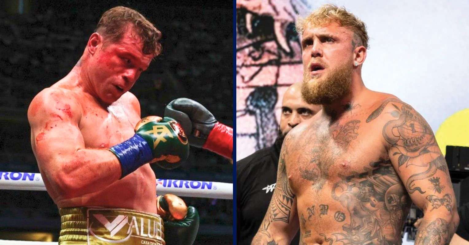 Canelo Alvarez and Jake Paul
