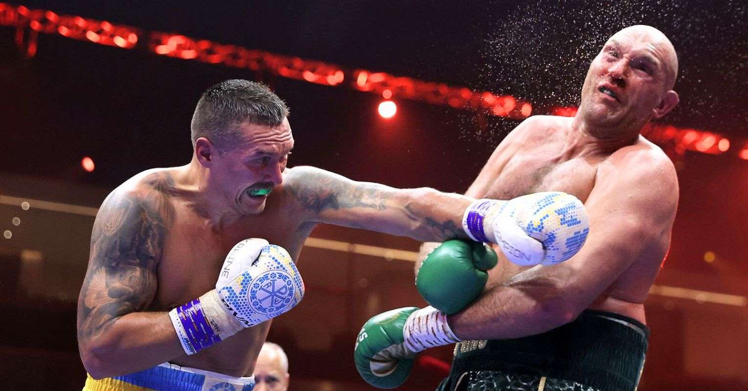 Tyson Fury and Oleksandr Usyk