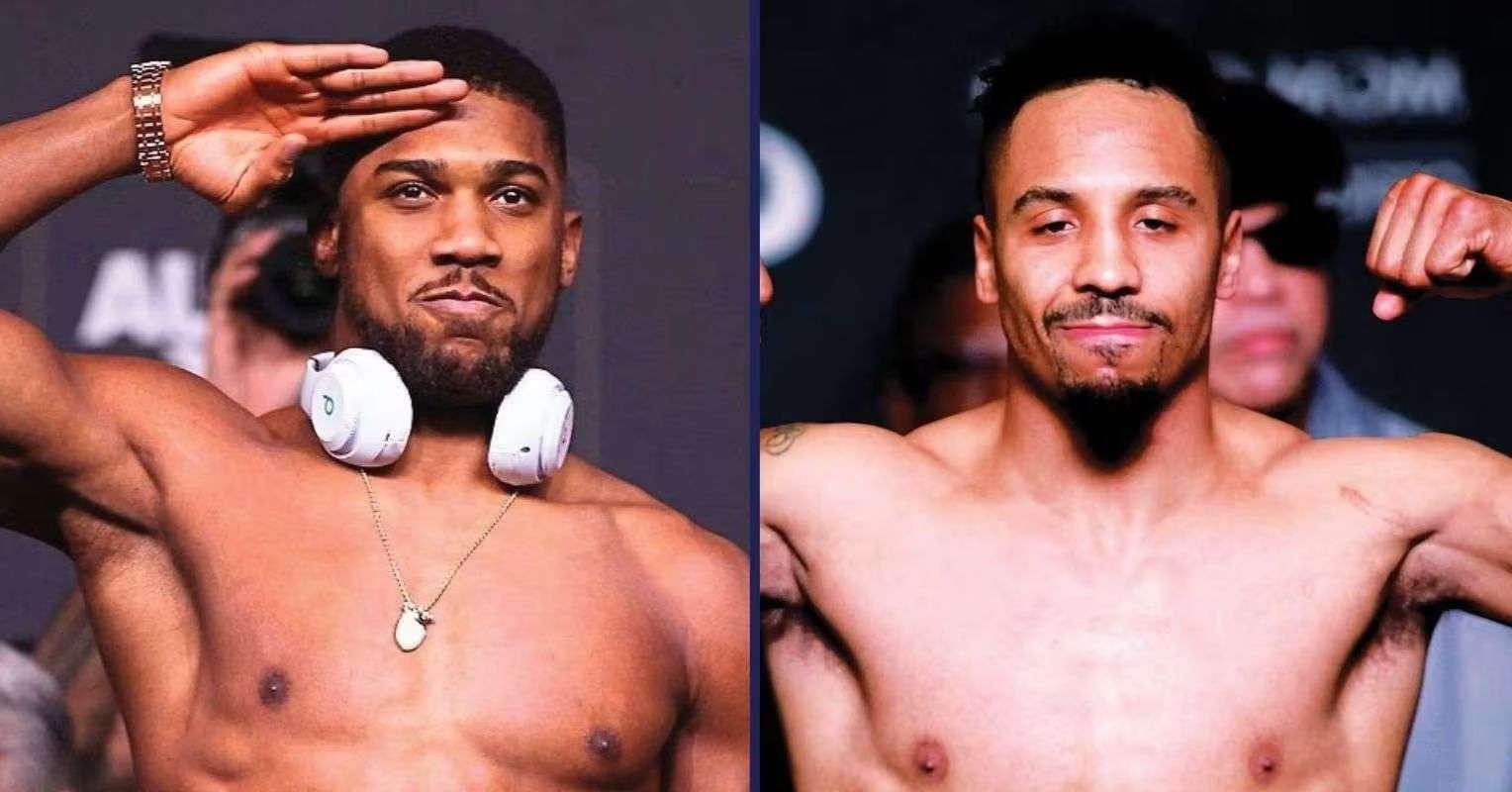 Anthony Joshua and Andre Ward