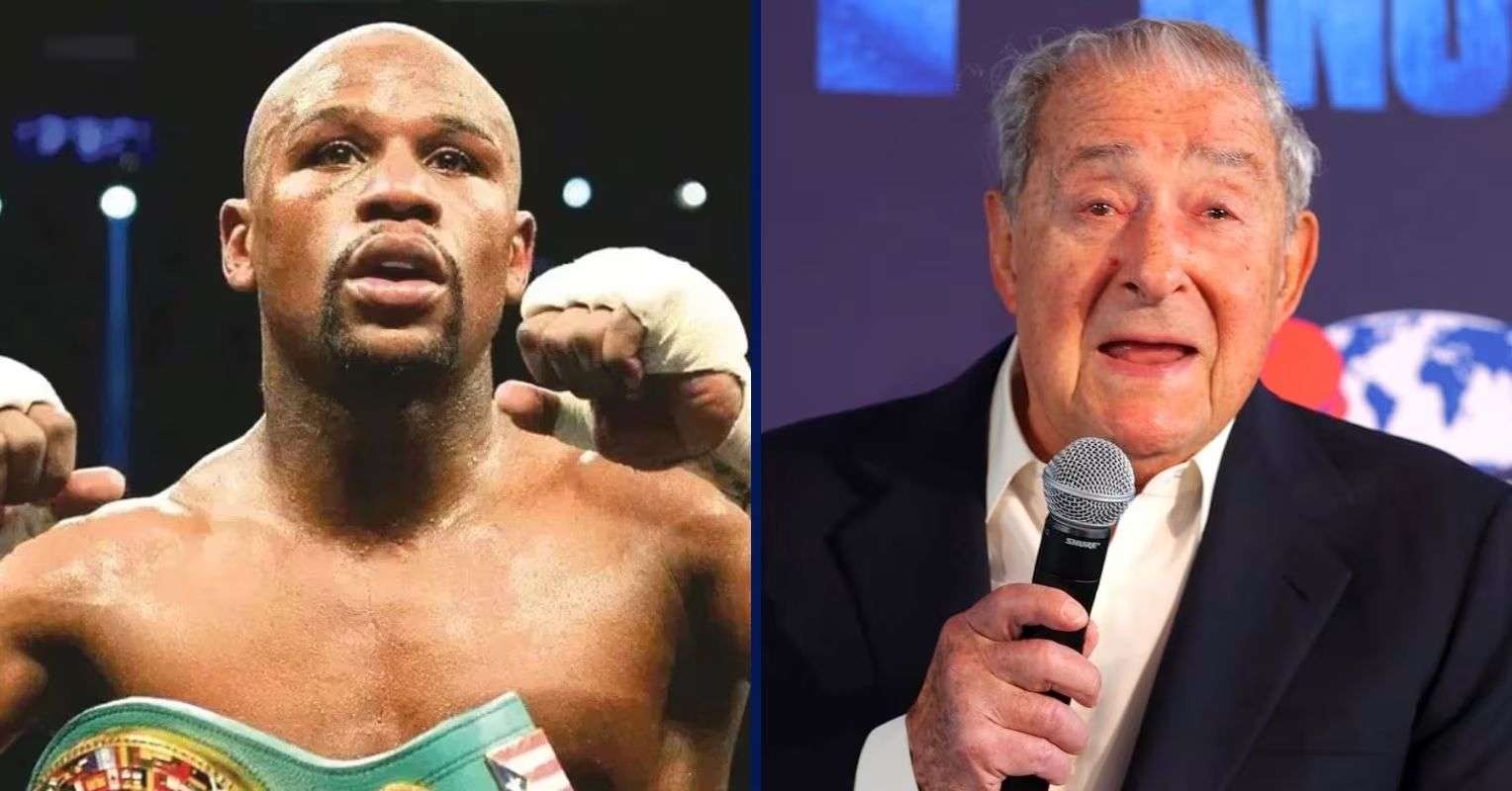 Floyd Mayweather and Bob Arum