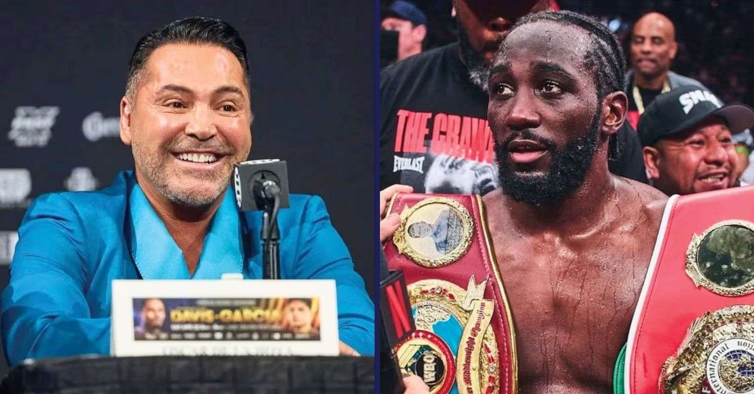 Oscar De La Hoya and Terence Crawford