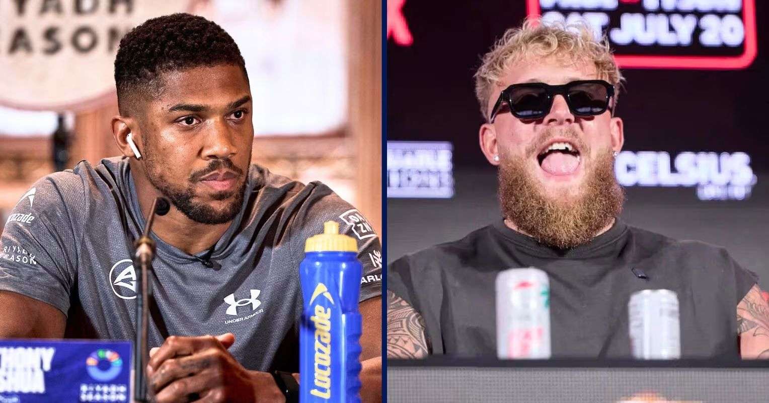 Anthony Joshua and Jake Paul