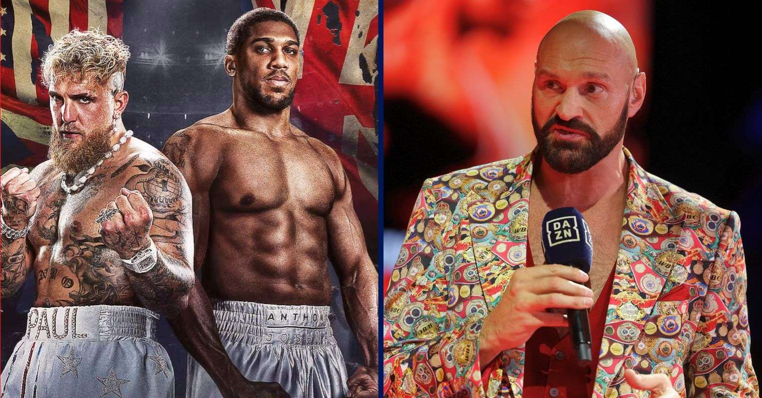 Jake Paul, Anthony Joshua and Tyson Fury