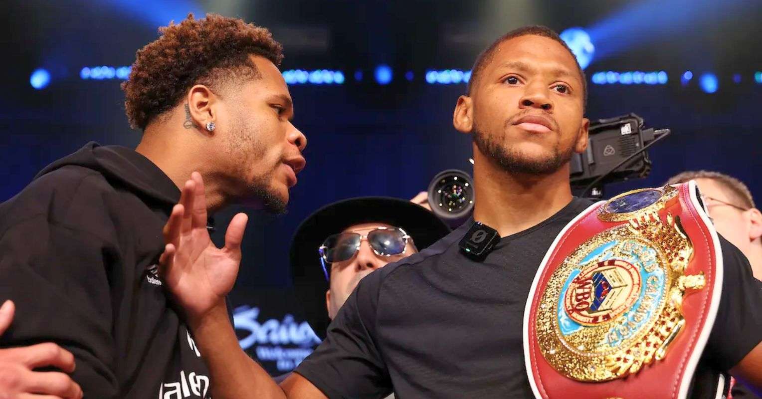 Devin Haney and Brian Norman Jr