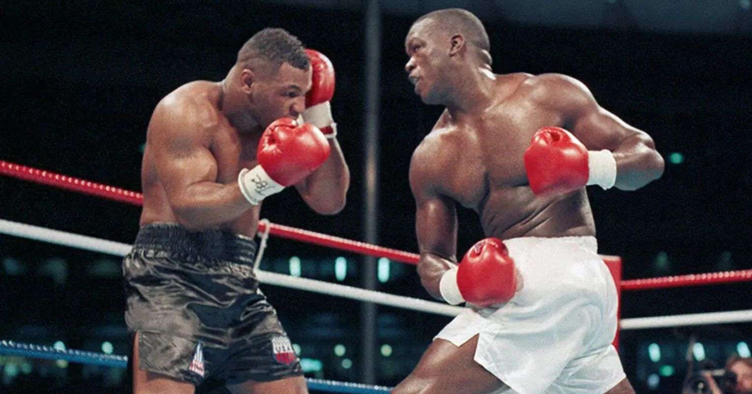 Buster Douglas and Mike Tyson