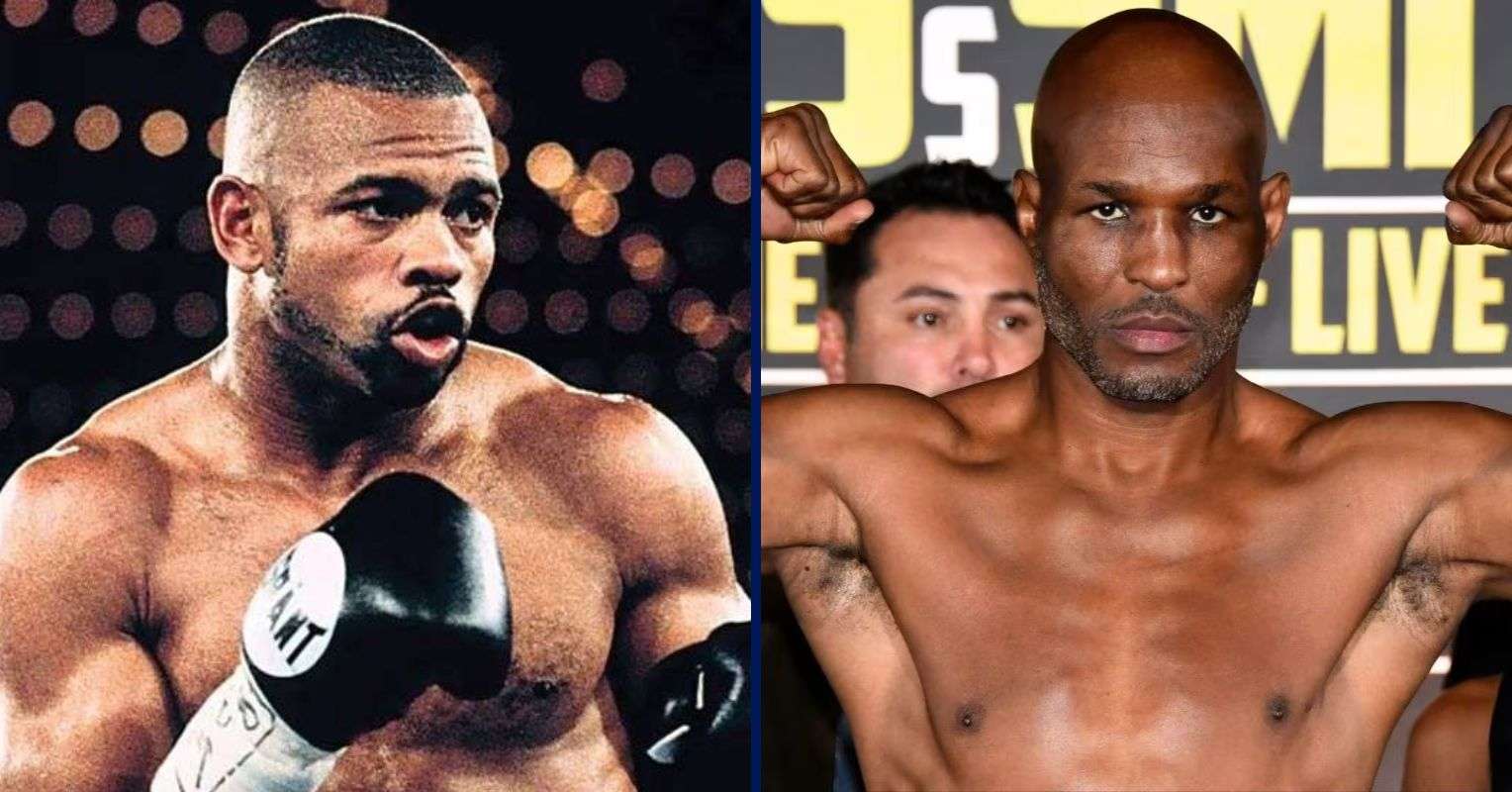 Roy Jones Jr and Bernard Hopkins