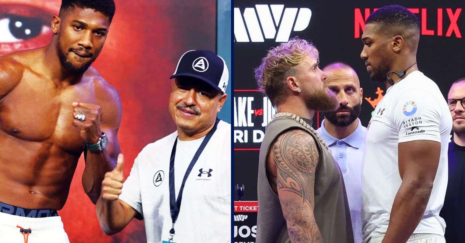 Anthony Joshua, Robert Garcia and Jake Paul