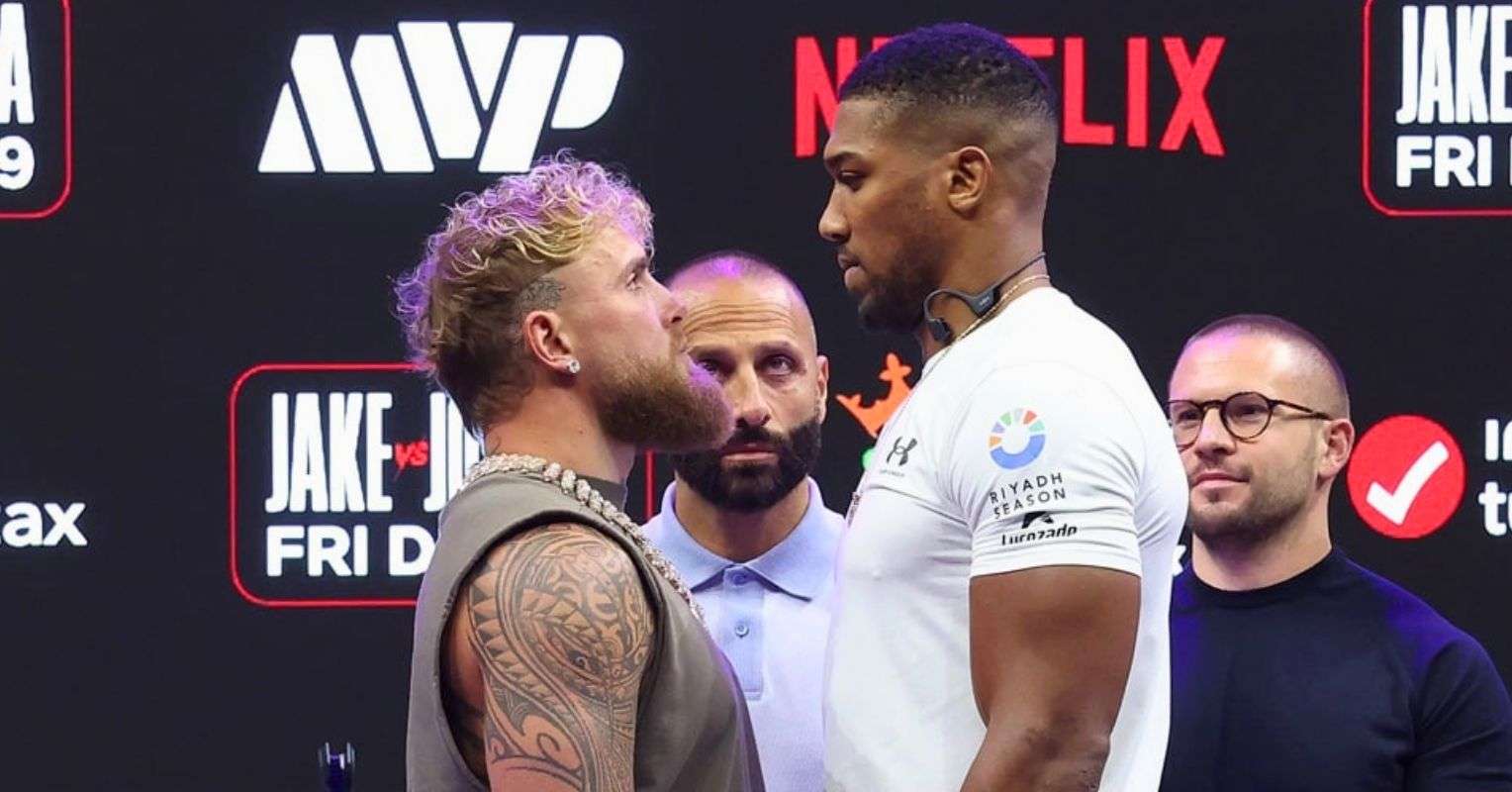 Jake Paul and Anthony Joshua