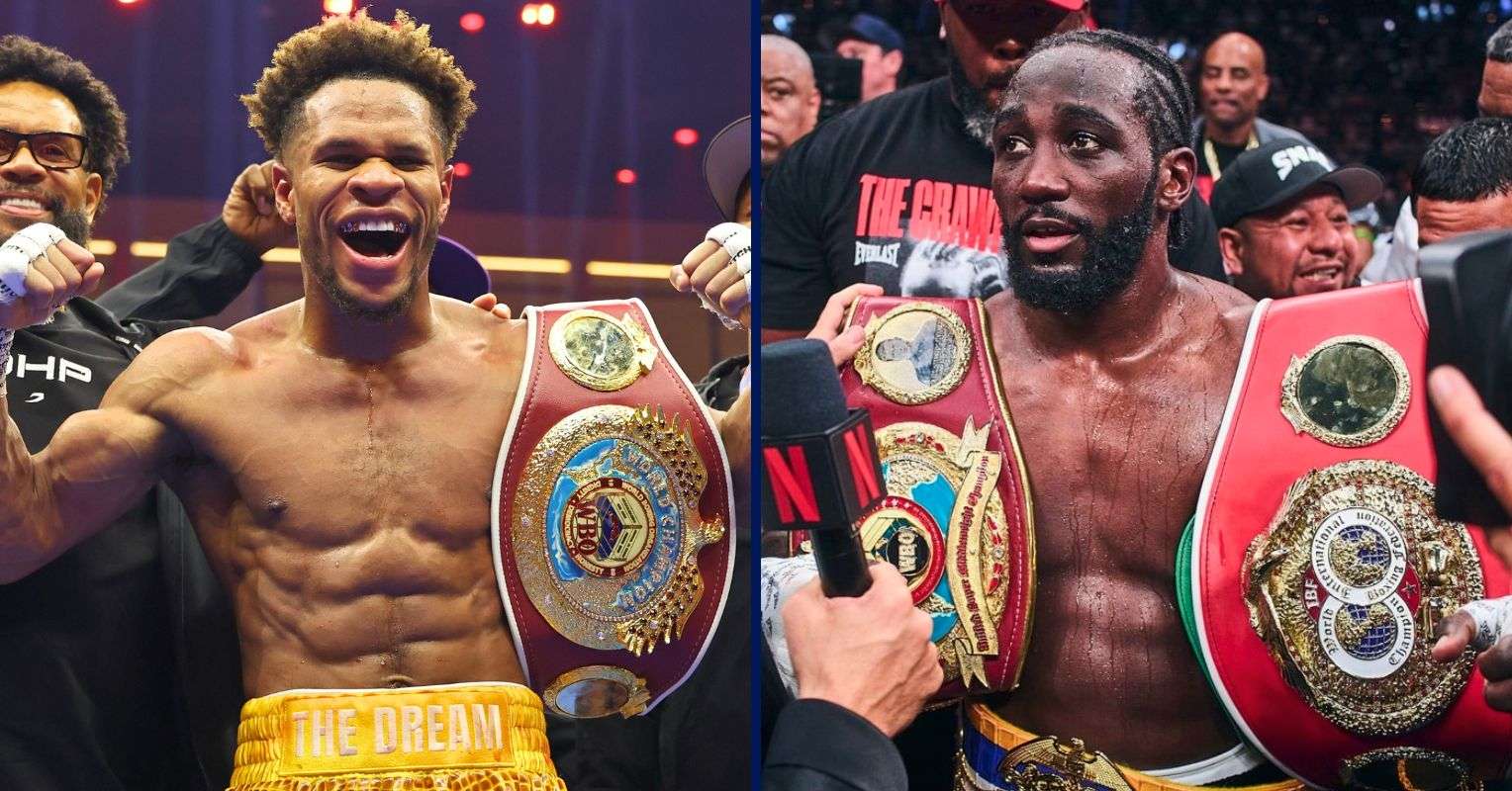 Devin Haney and Terence Crawford