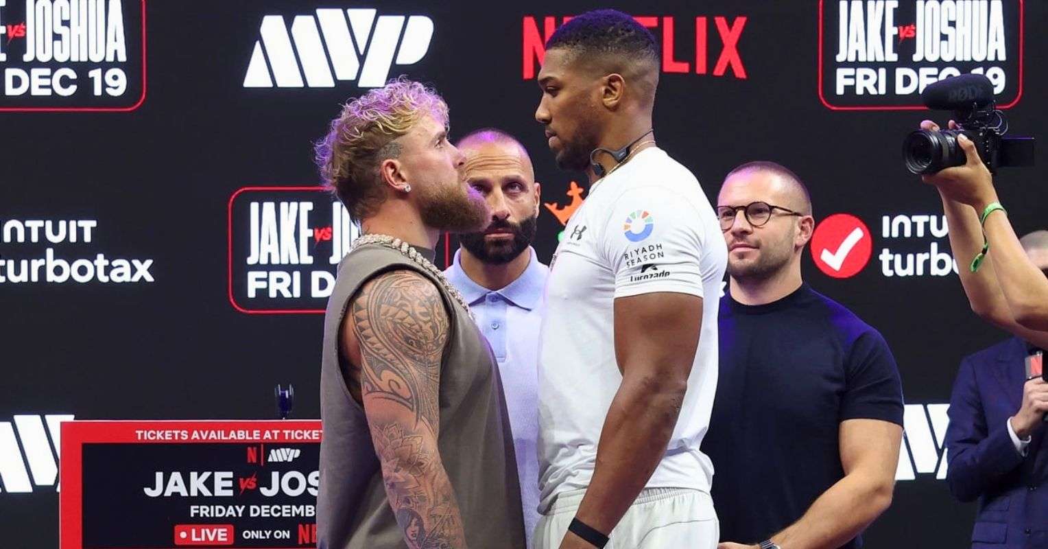 Jake Paul and Anthony Joshua