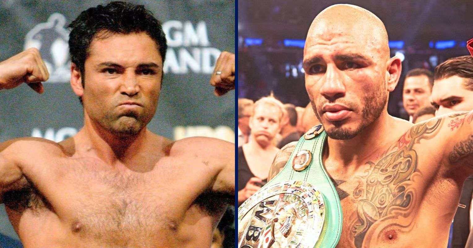 Oscar De La Hoya and Miguel Cotto