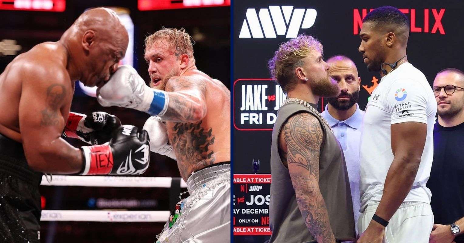 Mike Tyson, Jake Paul and Anthony Joshua