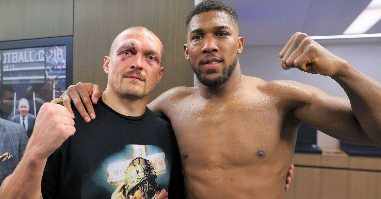 Oleksandr Usyk and Anthony Joshua