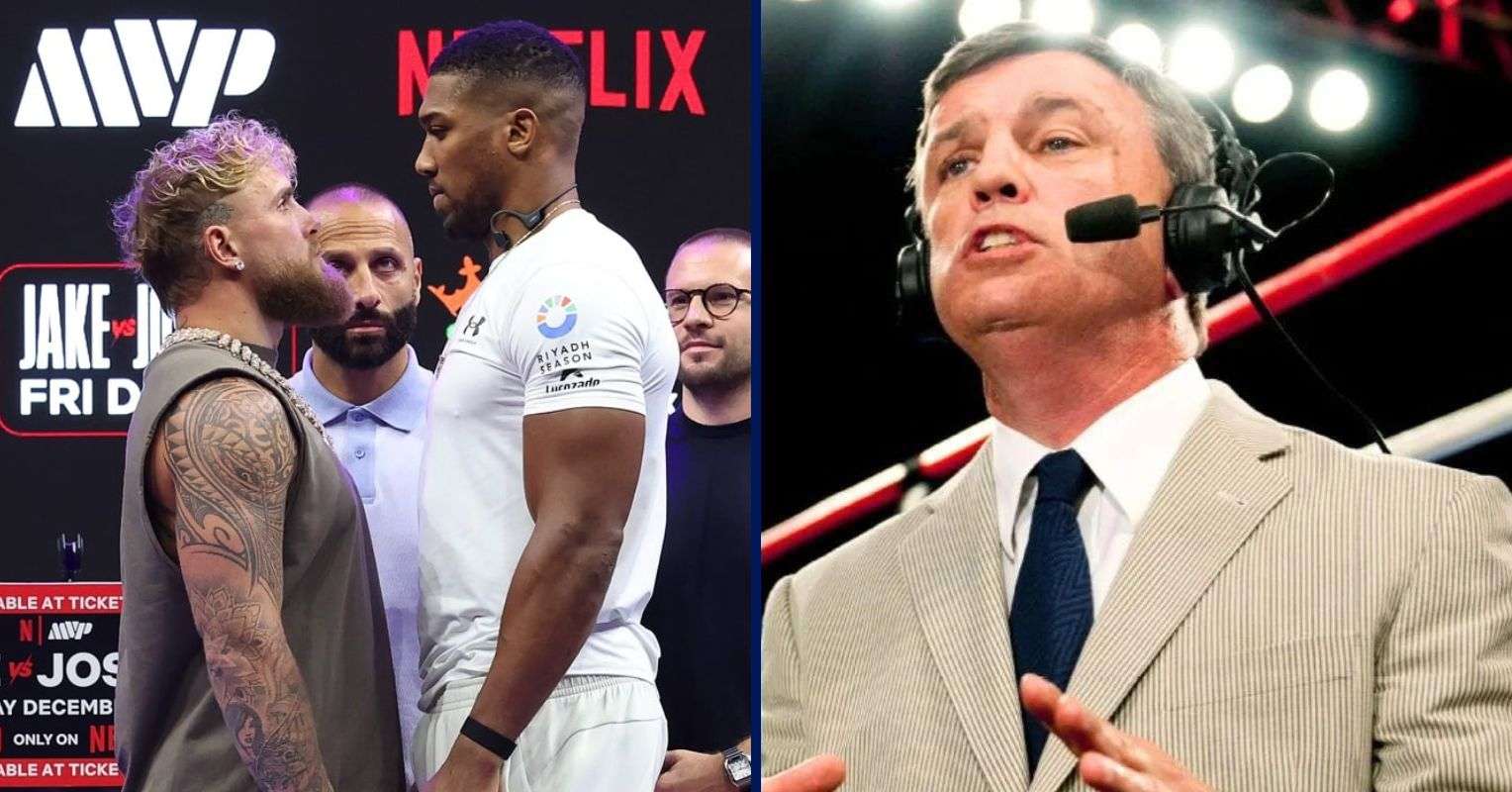 Anthony Joshua and Jake Paul