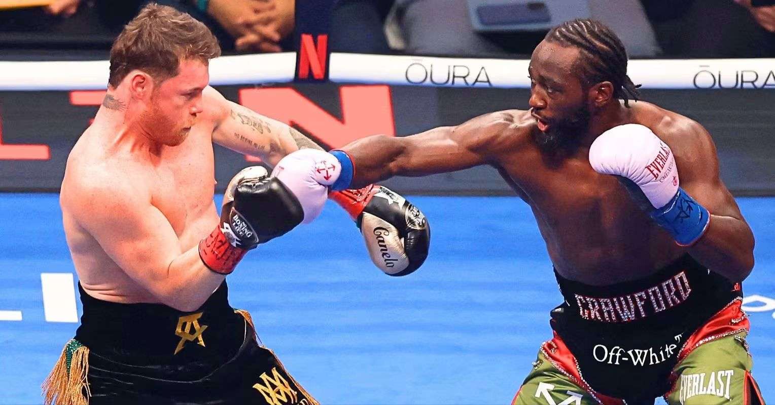 Canelo and Crawford fighting